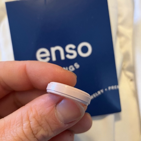 Enso pink Sand thin Silicone Ring - Picture 6 of 8